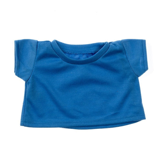 16" Plush Bear Stuffy Solid Blue T-Shirt