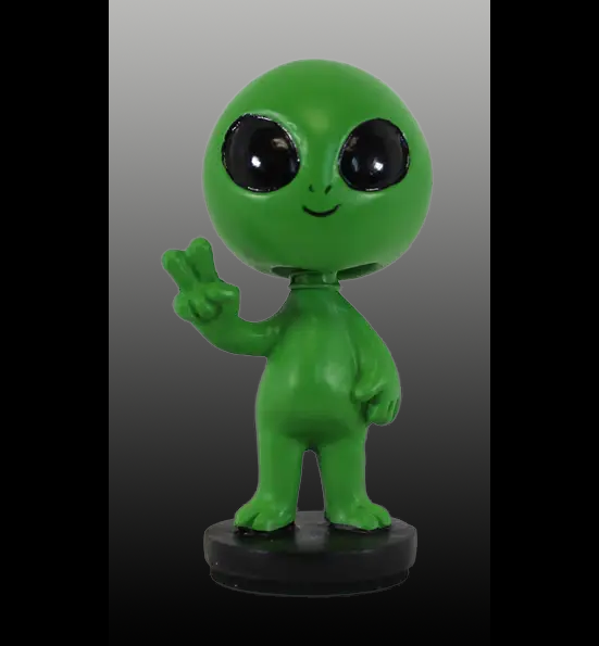 Green Alien Bobble Head