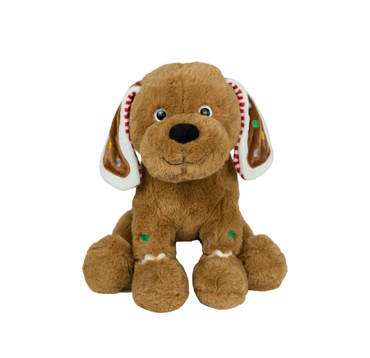 Gingerbread Puppy 16" Plush
