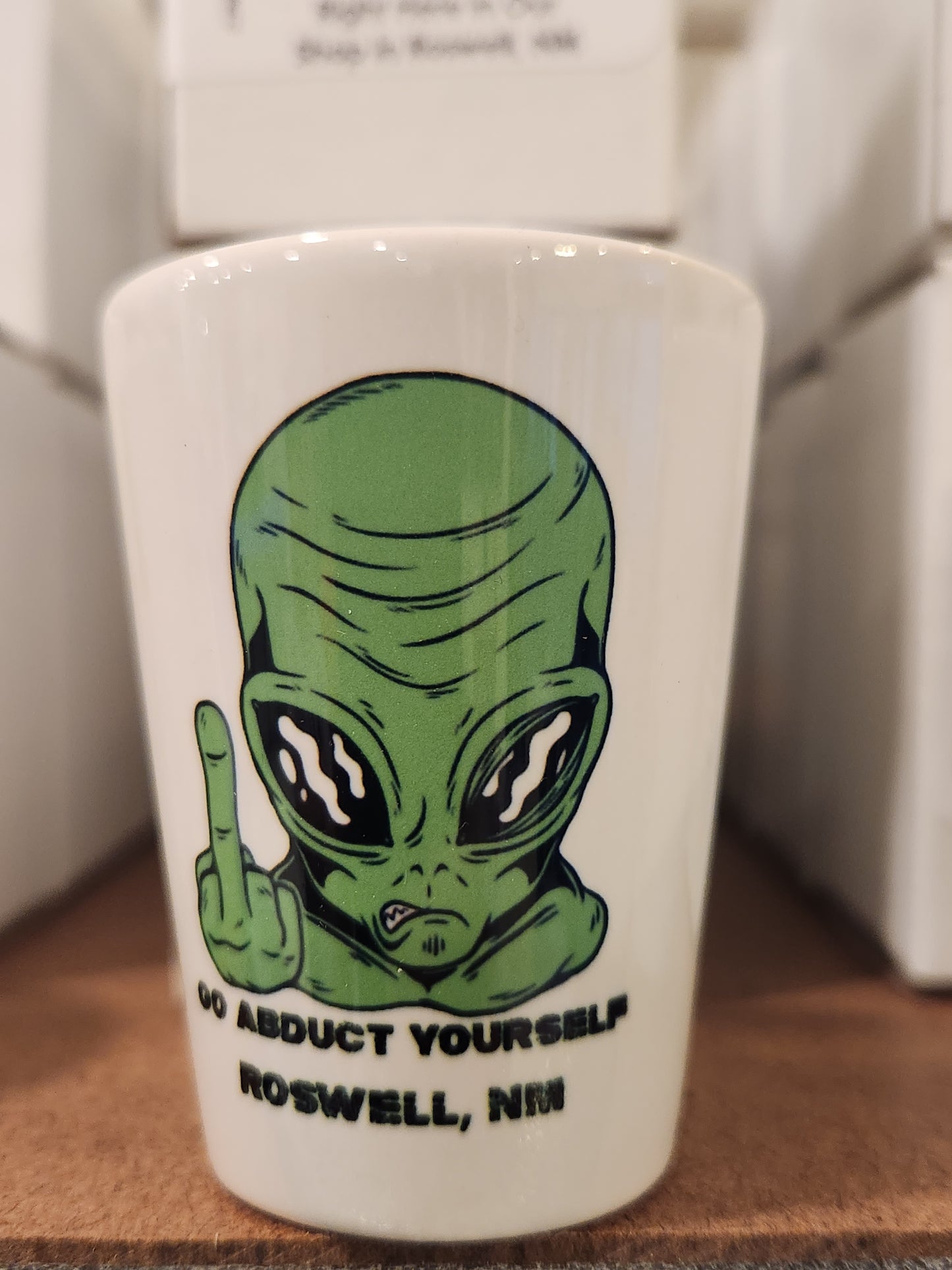 Go Abduct Yourself 1.5oz Shot Glass