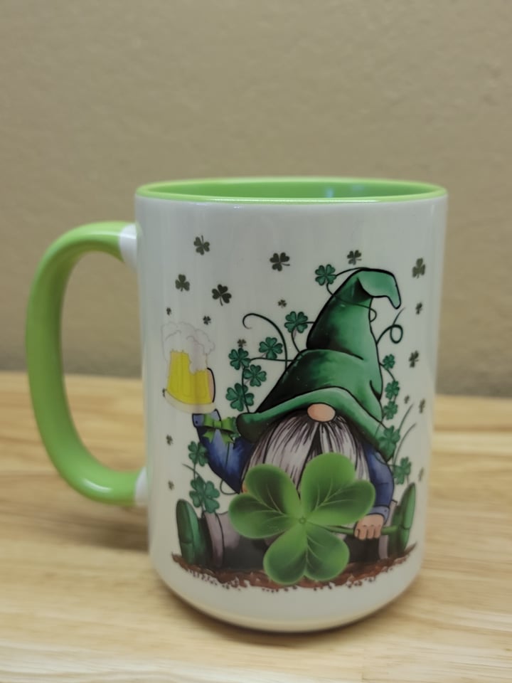 St. Patrick's Day "Shenanigans" Gnome Coffee Mug