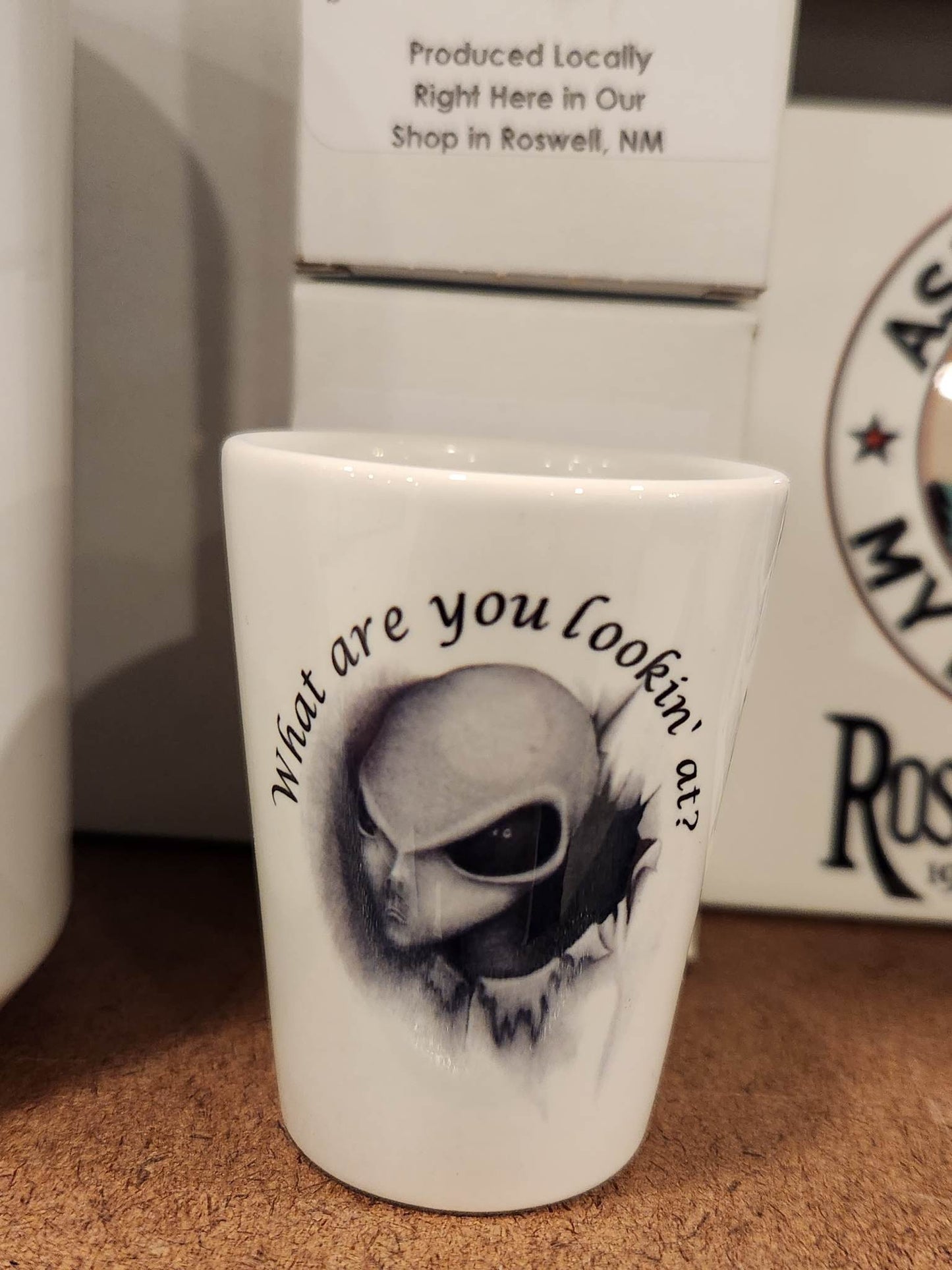 What Are You Looking At? Alien 1.5oz Shot Glass