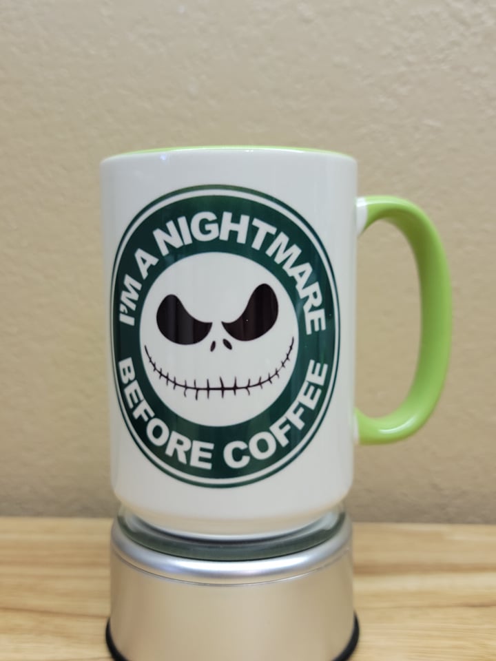 I'm a Nightmare Before Coffee Jack Skellington Coffee Mug